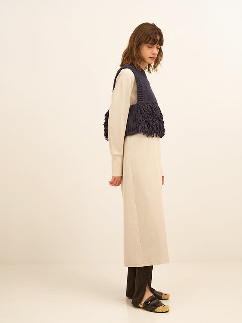 LOOP HAND KNIT VEST / Y244-98110